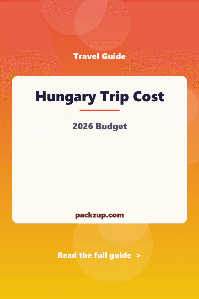 Hungary Trip Cost - 2026 Budget