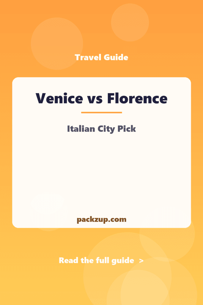 Venice vs Florence - Italian City Pick