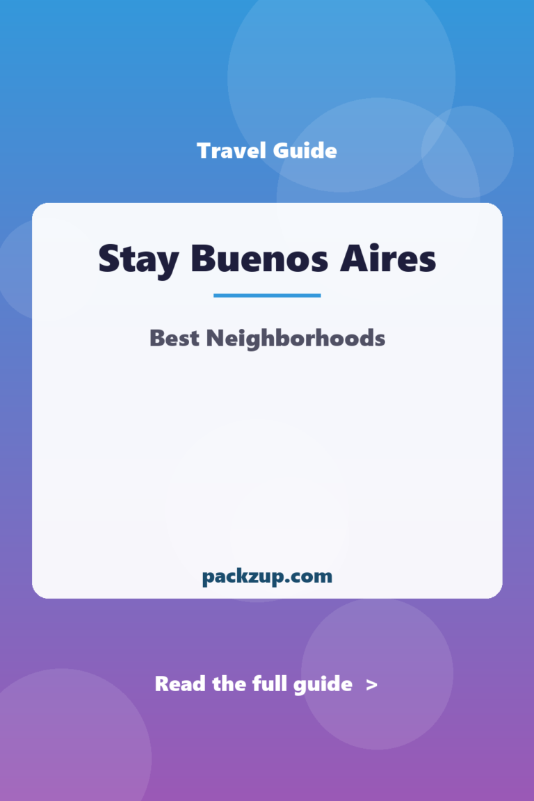 Where to Stay in Buenos Aires: Best Neighborhoods