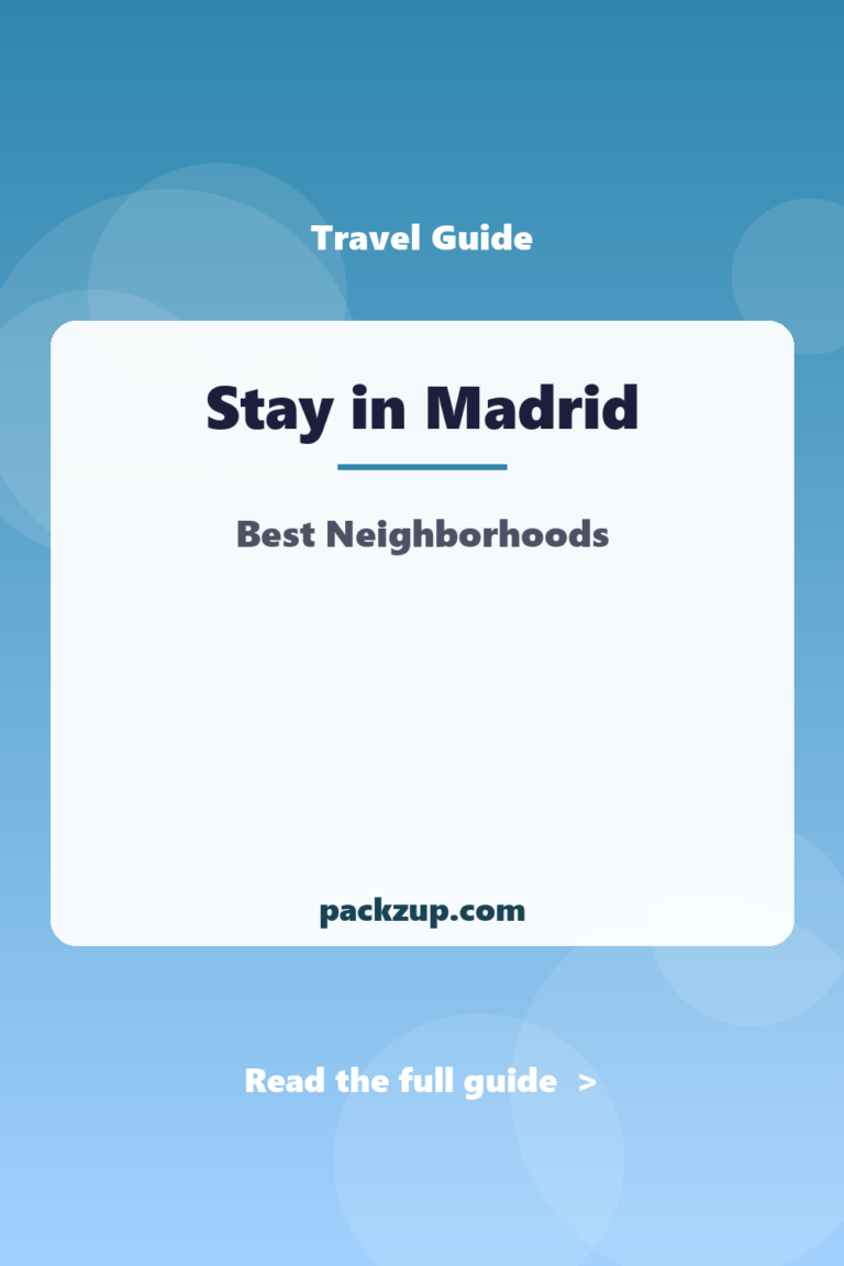 Where to Stay in Madrid: Best Neighborhoods Guide