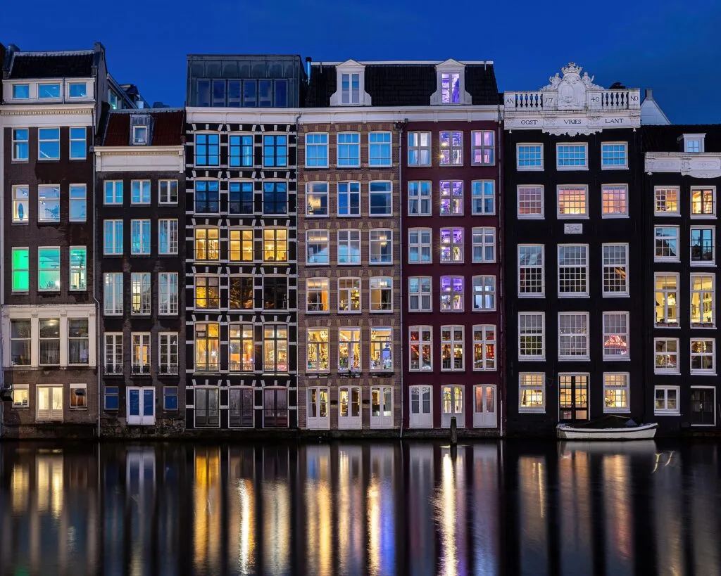 Amsterdam canal houses, Netherlands