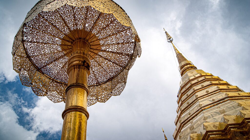 A Chiang Mai temple, Thailand