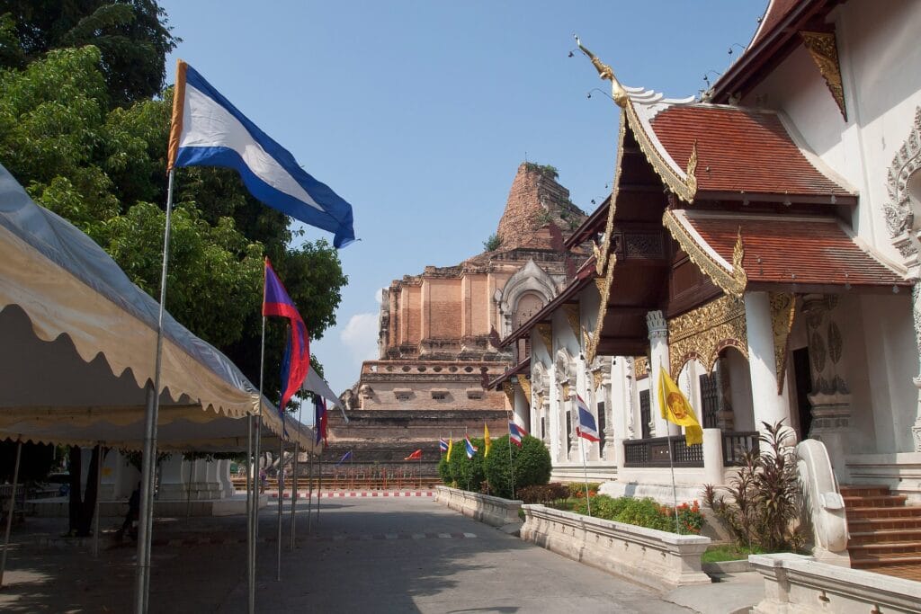 Wat Chedi Luang, Buddhist temple, C