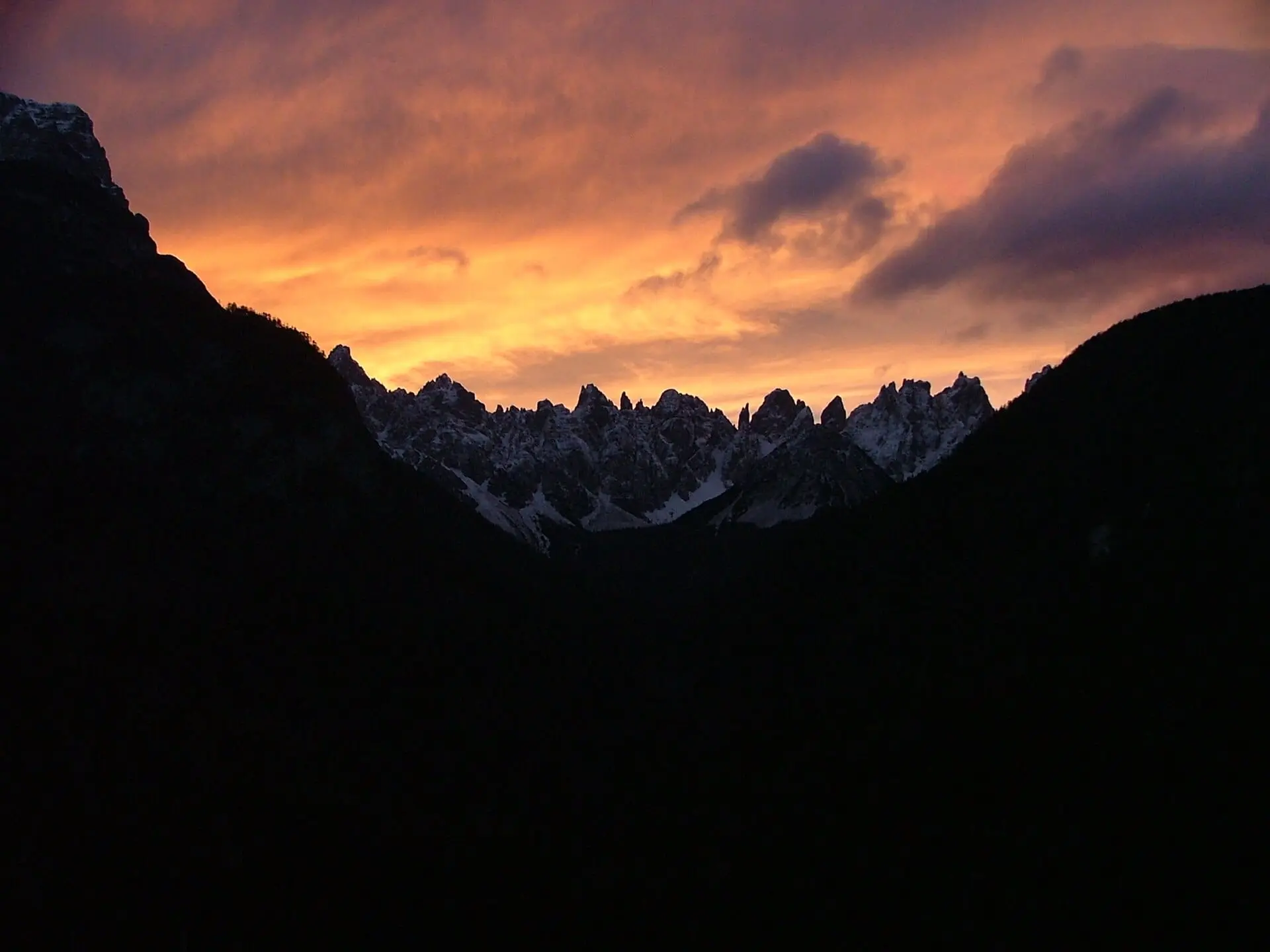 the Dolomites
