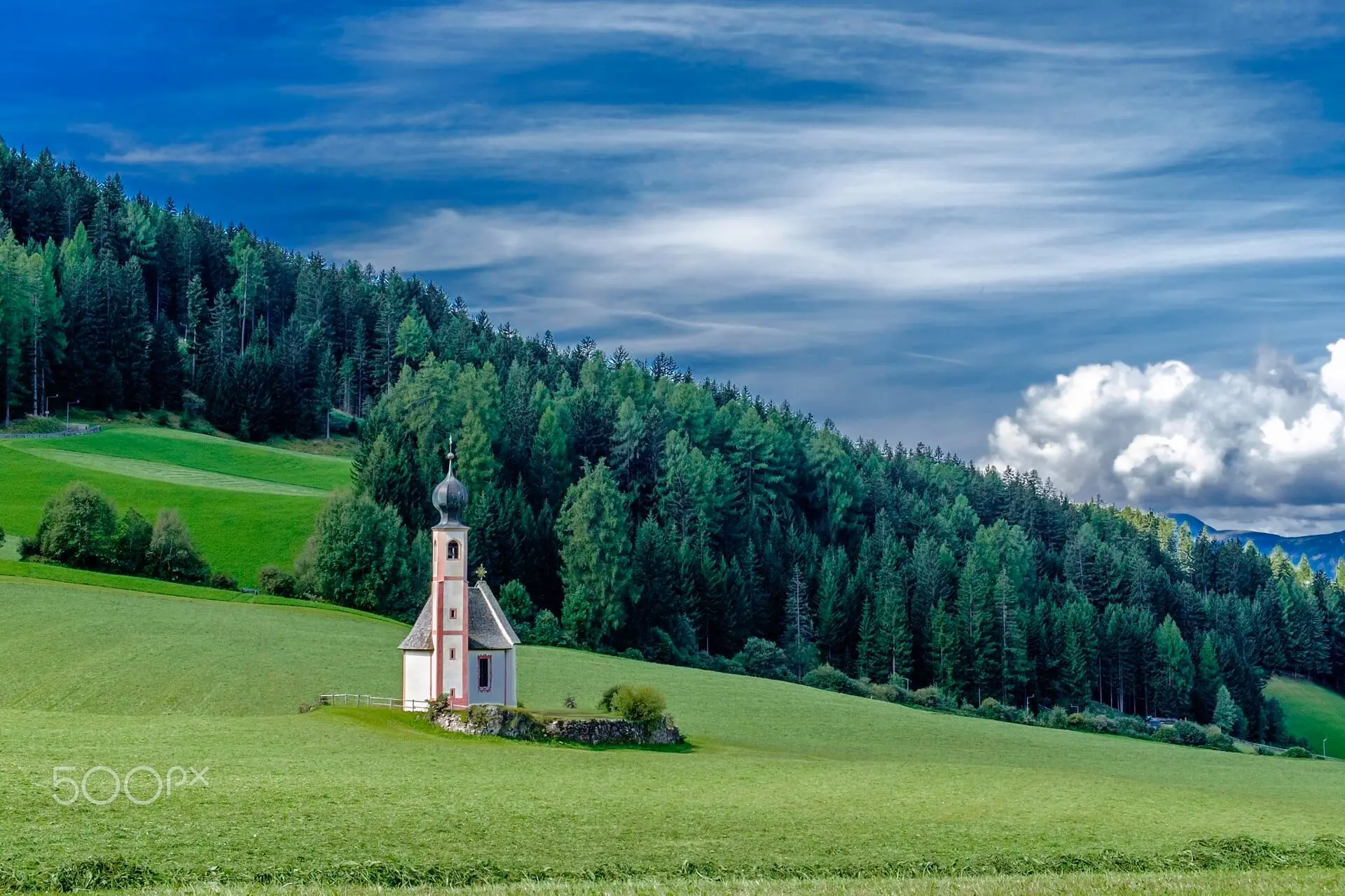 the Dolomites