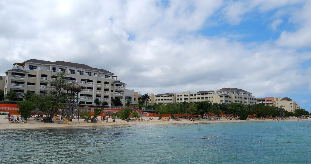 A Jamaican Caribbean beach