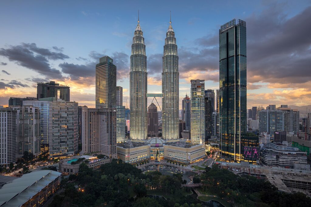 Kuala Lumpur and the Petronas Towers