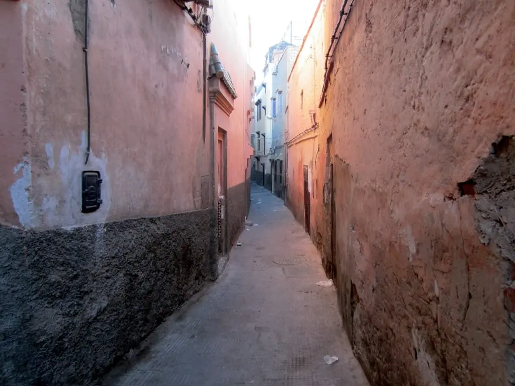 Marrakech — The medina, properly