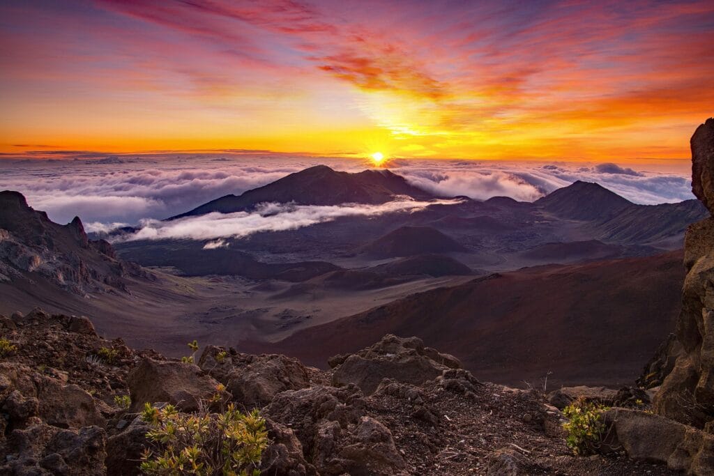 Haleakala Sunrise Maui Hawaii Halea