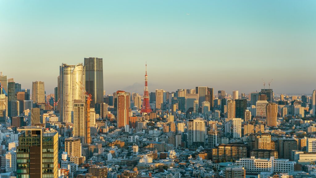 Tokyo skyline, Japan