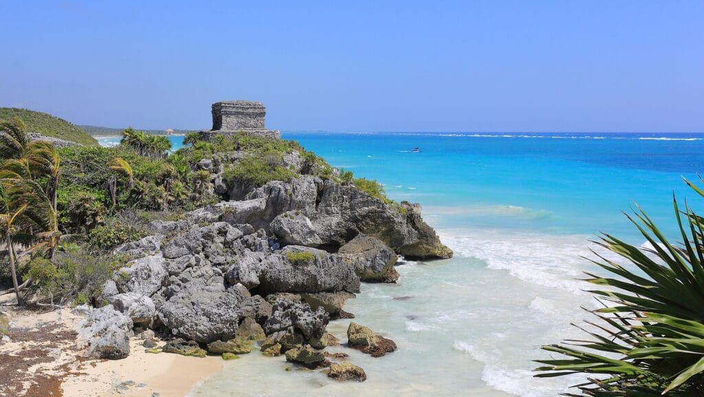 Tulum Maya ruins beach Mexico