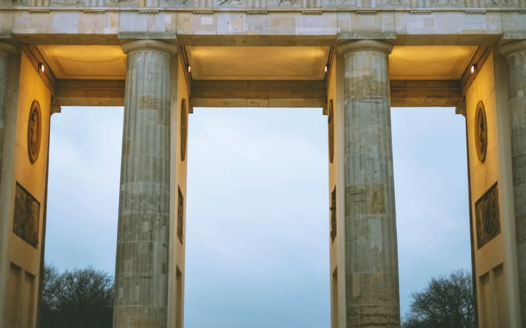 The Brandenburg Gate in Berlin, Germany