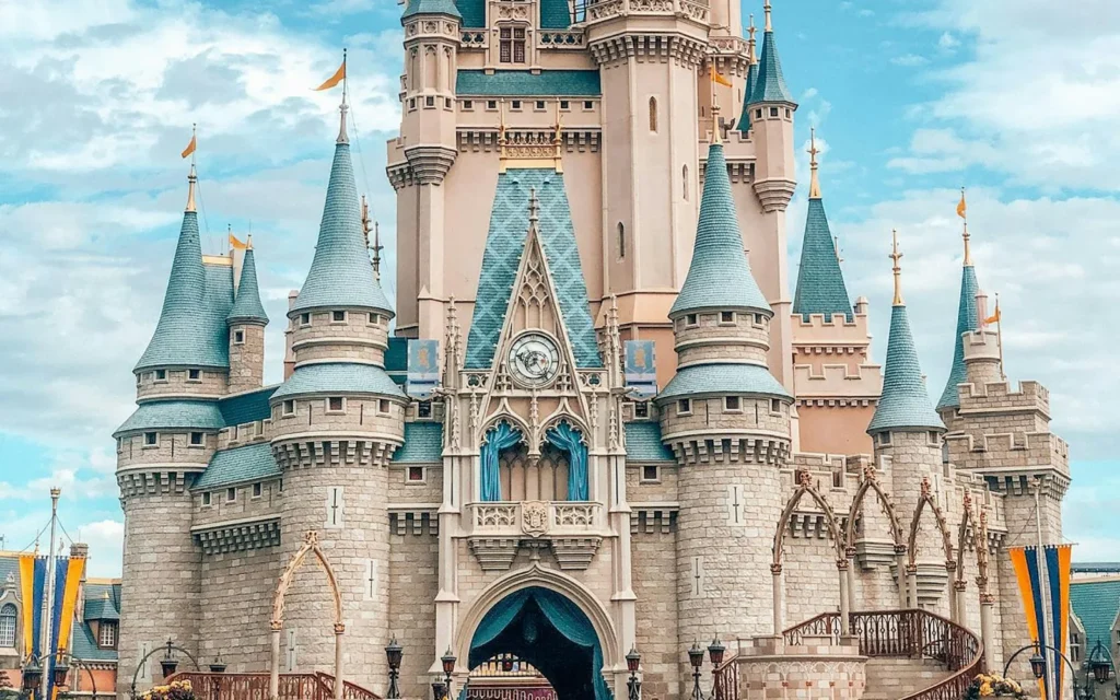 fairytale theme park castle