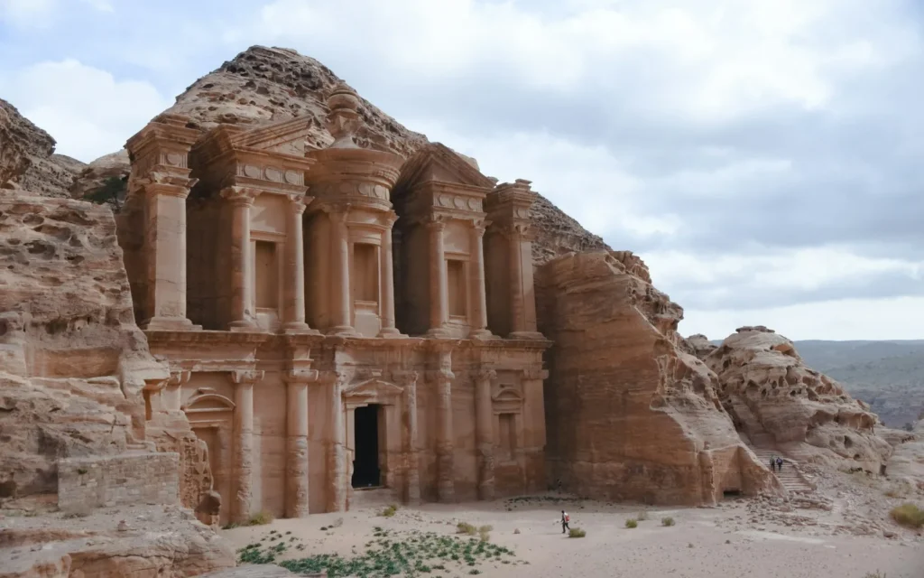 The rock-cut Monastery at Petra, Jordan