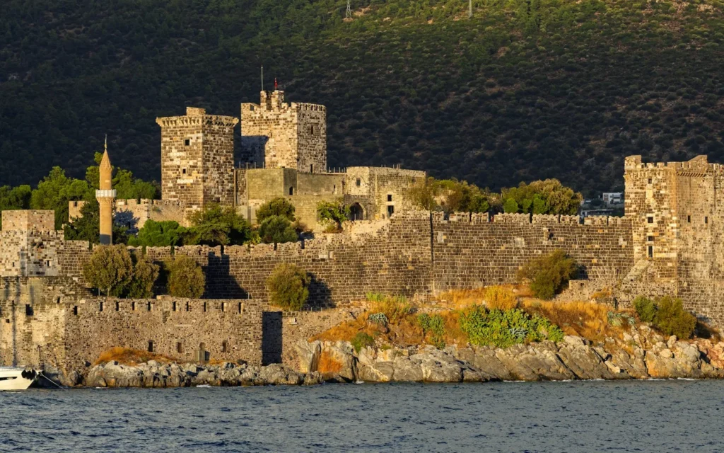 Bodrum Castle beside the marina on the Turkish coast